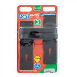 M1A40 - 3 Lever Lockset Black -M1A40_IP_b_T